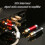 Vergoldeter Kupferstecker, Sound-Video-Stecker,-Schwarz 3