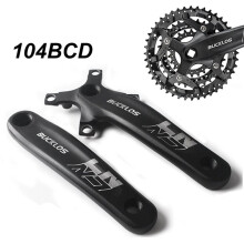 BUCKLOS Mtb Crankset 104BCD 170mm Bicycle Crankset 22/32/44t Design Triple Mountain Bike Chainring Set