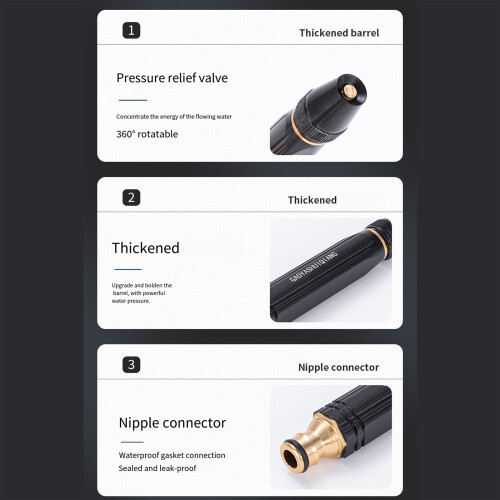 Multipurpose High Pressure Nozzle 5Pcs Pack For Home And Garden 1