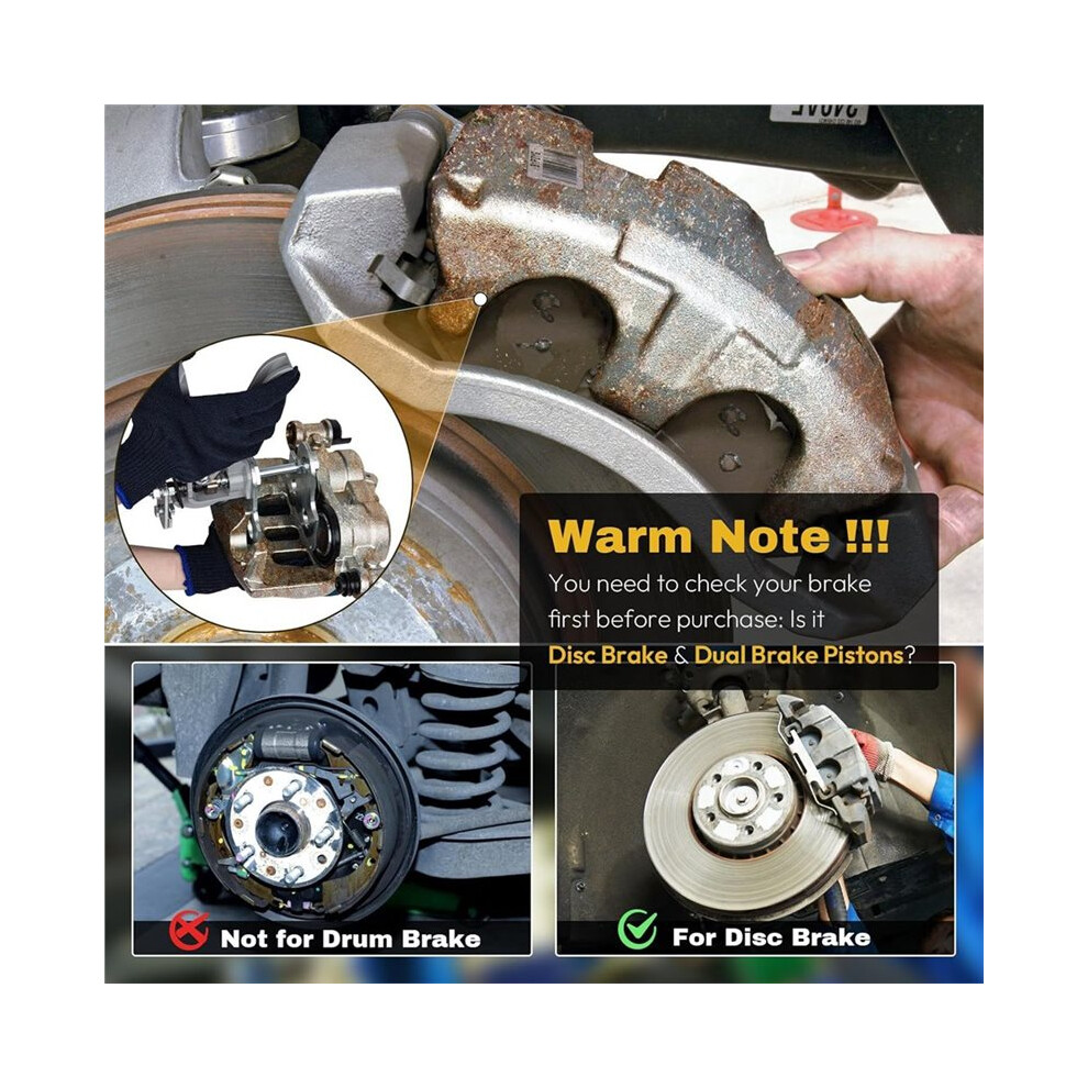 Brake Caliper Compression Tool For Dual Pistons Car Repair, Speedy Pad Spreader 29100 4711106223595