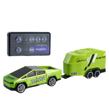 TRASPED RC 1:64 Off-Road Truck Escalada Modelo de Carro de Brinquedo Elétrico de Controle Remoto Carro de Presente Verde com Bagagem