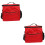 2Pièces Repas Rouge Isolé Pour Usage 5
