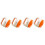4Pièces Bain Orange Douce Pour Massage Nettoyage 2