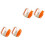 4Pièces Bain Orange Douce Pour Massage Nettoyage 3