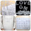 4Feuilles Stickers Strass Acryliques Multicolores Lettres Décoratives 4