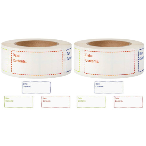 2Rouleaux De Stickers Adhésifs Pratiques Pour Bouteilles Multicolores 1