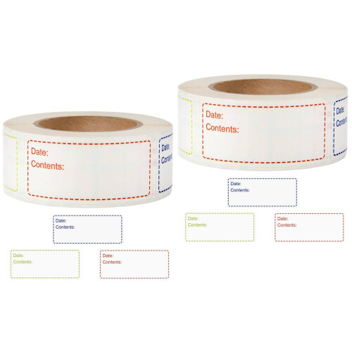 2Rouleaux De Stickers Adhésifs Pratiques Pour Bouteilles Multicolores 2