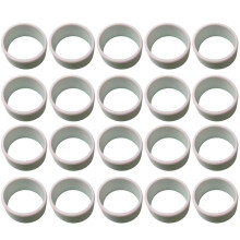 Silicone Racket Grip Badminton Tennis Racket Sealing Ring Sweat-Absorbent Belt Fixed Silicone Ring White
