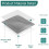 8 PCS 2/4/6/8 Polegadas de Malha de Fibra de Alumínio Spackle Drywall Reapair Patch Kit, Rápido e Fácil de Consertar Furo de Parede 4