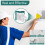 8 PCS 2/4/6/8 Polegadas de Malha de Fibra de Alumínio Spackle Drywall Reapair Patch Kit, Rápido e Fácil de Consertar Furo de Parede 5
