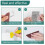 8 PCS 2/4/6/8 Polegadas de Malha de Fibra de Alumínio Spackle Drywall Reapair Patch Kit, Rápido e Fácil de Consertar Furo de Parede 6