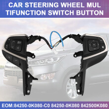 Car Multi-Function Steering Wheel Cruise Control Buttons for Innova 2015-2019 842500K080