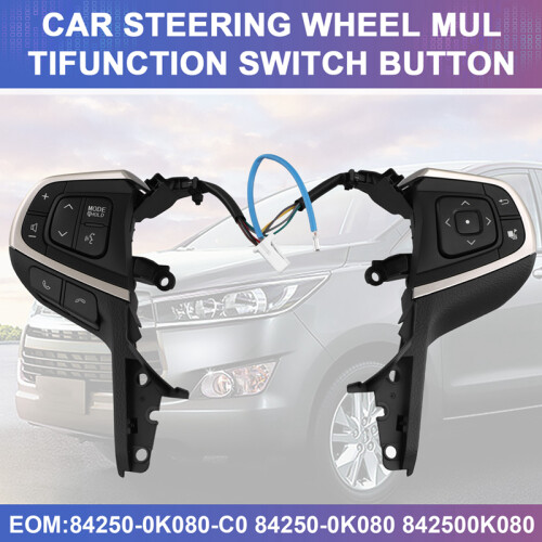 Car Multi-Function Steering Wheel Cruise Control Buttons  for  Innova 2015-2019 842500K080
