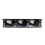 Black Mount 3 Meter Panel Including Tachometer Temperature And 5