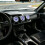Black Mount 3 Meter Panel Including Tachometer Temperature And 7