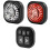 2Pcs  Bike Light with Remote Controller Sync Front & Rear LED Light Set,Rechargeable Bicycle Light for Night Riding 1