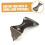 Round Head Instrument Repair Part Professional Dulcimer-Black 3