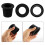 2pcs Umbrella Table Ring Hole, Silicone Umbrella Cone Wedge Plug Sleeve Patio Adapter Umbrella Table Hole Insert 2