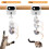 Interactive Plush Cat Toys for Cats Stretchable Rechargeable Automatic Interactive Cat Plush Toy Hanging for Cat Teaser 2