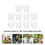 10Pièces Pots Plastique Durable Pour Cactus Orchidées 7