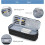 Portable Printer Case for Phomemo M08F, Itari M832, JADENS, Aixiqee, MUNBYN Double-Layers Mobile Printer Storage Bag 5