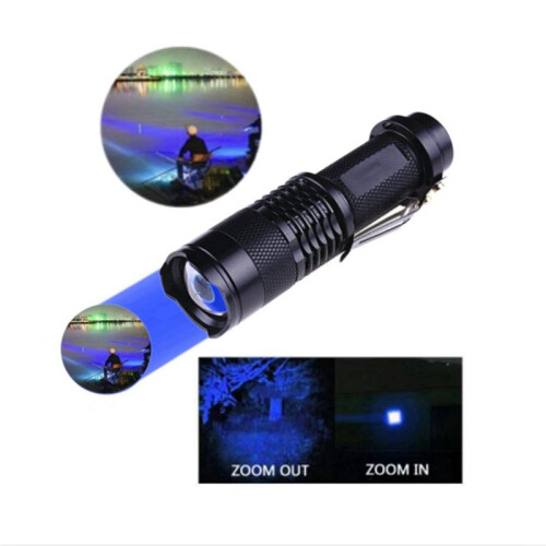 Telescopic Focusing Flashlight Outdoor  Telescopic Zoom Flashlight Fluorescent Dose Flashlight  Light 1