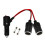Car Power Socket Splitter Car Chargers Adapter With-5cm 3
