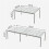 Telescopic & Stackable Shelf Frame Space-Saving Shelf in Kitchen Household Living Room Dormitory Storage Rack 6