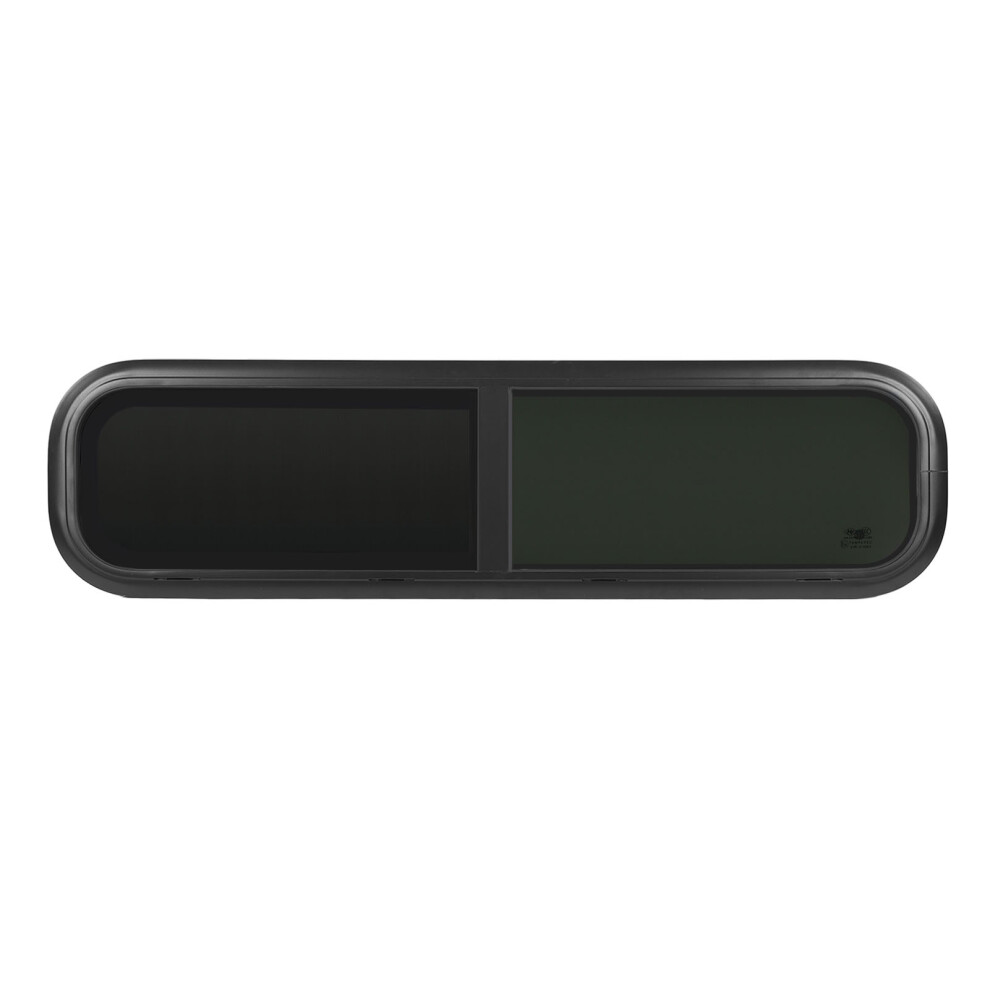 Horizontal Slide Window 40.6X13in Black 7293282631960