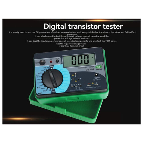 Duoyi DY-294 Digital Transistor Tester High Precision Electronic Component Testing Transistor  Parameters Tester 1