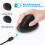 Rechargeable Dual Mode USB 2.4G Wireless +  Mouse Vertical Ergonomic Optical Mice for Computer Notebook Black 5