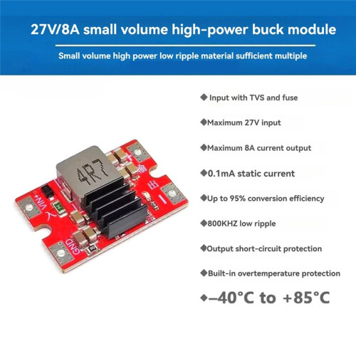 Downstream Voltage Reduction Module Efficiency 96% Model High-Power Antihypertensive Board Low Ripple 3.3V 2