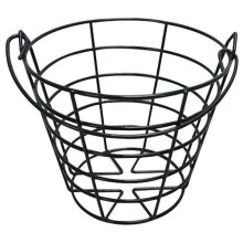 Panier de en MéTal Inoxydable Range Basket Container Containers Holder Contient 50 Balles-Noir