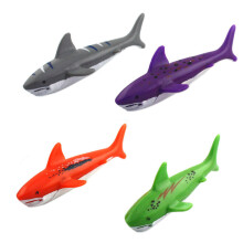 4 PièCes Jouet de Natation pour Enfants Forme de Requin Jouet de PlongéE Jeu D'Eau Jouet Jeu de PlongéE Jouet Piscine Glisse Requin Lancer Torpille