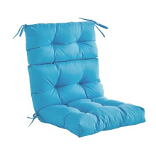 Coussin de Chaise Haute D'Extérieur, Imperméable et Pliable, avec Dossier Intégré, pour Chaises Berçantes de Patio