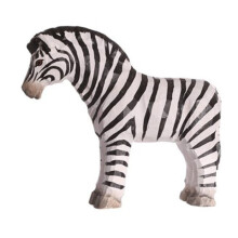 Figurine en bois - WUDIMALS - Wudimals Safari - Zèbre - Bois de tilleul - Peinte à la main - 10 x 3 x 9 cm