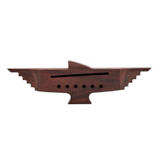 6 String Guitar Bridge Rose Wood Guitar Bridge for Acoustic Guitar 6 Holes