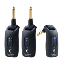 A9 Wireless Guitar System - 2.4GHz Guitar Accessories Transmitter Receiver, 24-Bit 48KHz Audio, 100ft Range, No Latency