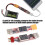 Batterij USB-oplaadconverter met-T-stekker 8
