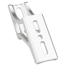 Pig Nose Light Converter Raised for Dahon Folding Bike Bag Bracket Aluminium Alloy Bicycle Bag Holder Adapter Silver