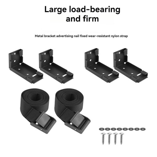 Adjustable PC Case Holder - Under Desk & Wall Mounted CPU Stand, Computer Mainframe Hanger, Host Box Bracket Rack 1