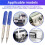 50PCS Replacement Deep Point Blades Compatible with for  Explore Air/Air 2/Air 3/, Cut Blade 2