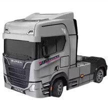 Car 1/43 RC Alloy Tractor Truck Engineering Trailer Truck with Light Gyroscope and Sound Tractor Truck Toys