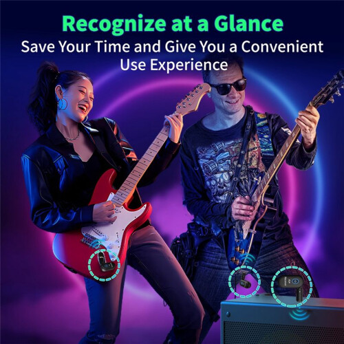2-to-1 A14 Electric Guitar Wireless Transmitter Wireless Transceiver Wireless Pickup Guitar Wireless 1