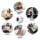 Pomodoro Timer, Productivity Timer,3, 5, 15, 30, 45, 60 Minute Preset  Countdown Timer,  Management Tool Silver 3