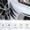 Universal Car Spoiler Canards Kit,Front Bumper Lip Splitter, Anti-Collision Diffuser, Soft Rubber Decorative Stickers 7