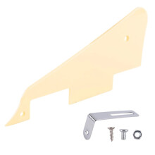 Guitar Pickguard Cream Single Ply Guard Plate Pickguard for LP Guitar Parts
