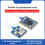 Waveshare for Raspberry Pi RP2040-Tiny Development Board with USB Adapter Board -Board RP2040 Chip for Raspberry Pi 3