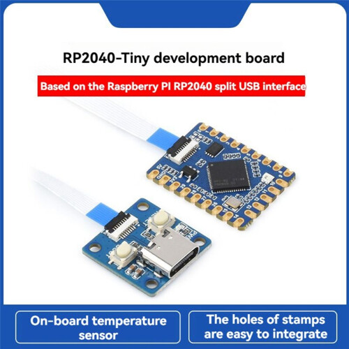 Waveshare for Raspberry Pi RP2040-Tiny Development Board with USB Adapter Board -Board RP2040 Chip for Raspberry Pi 2