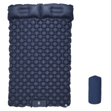 Doppelte Aufblasbare Camping-Isomatte, Extra Breite Ultraleichte Luftmatratze für Outdoor-Camping, Wandern und Autoreisen